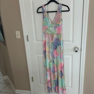 Colorful Printed Maxi Dress Lilly Pulitzer Small Worn Once